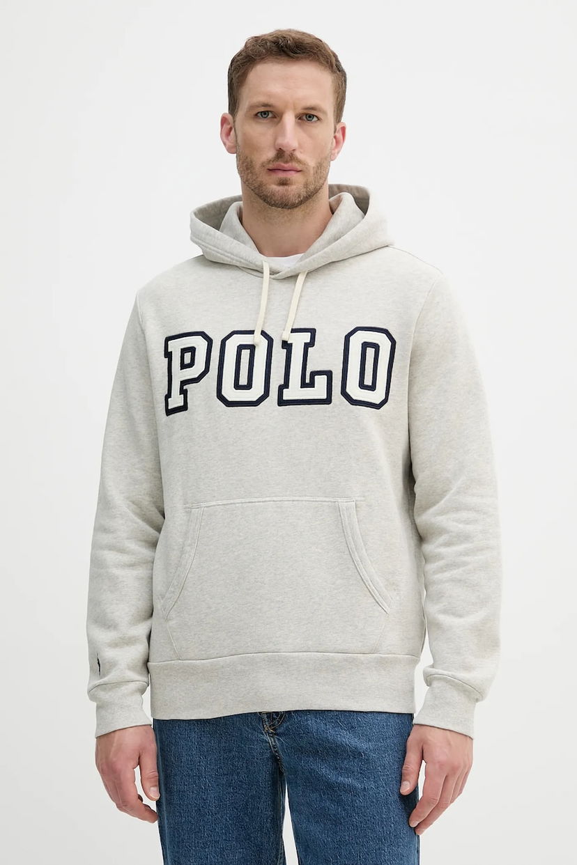 Світшоти Polo by Ralph Lauren Polo Ralph Lauren Fleece Hoodie with Applique Logo Сірий | 710972664