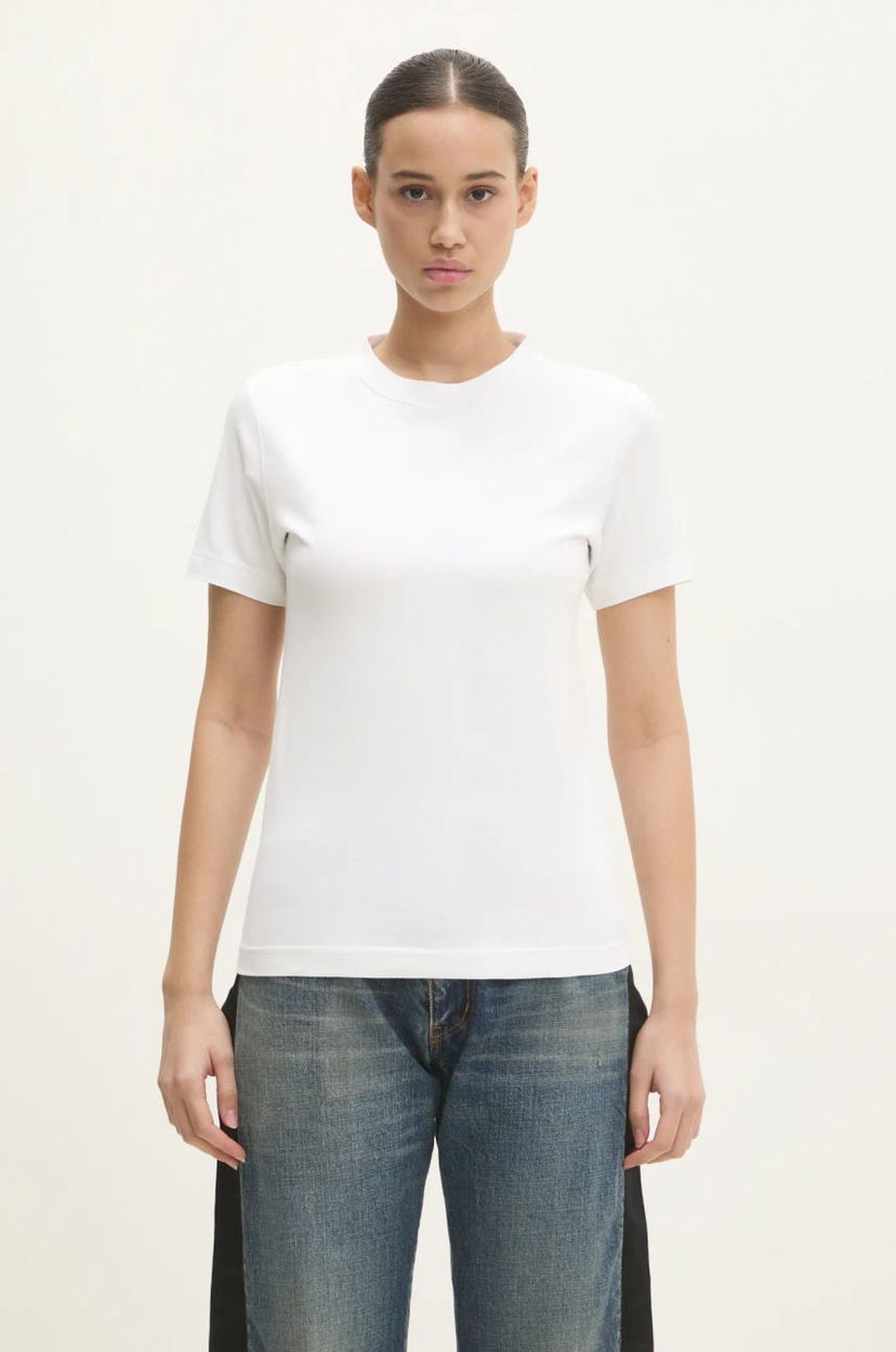 Футболка VETEMENTS VETEMENTS Embroidered Logo T-Shirt білий | MA66TR670W