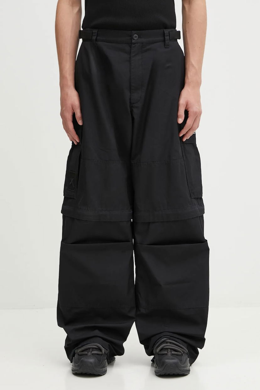 Штани карго 032C 032C 'Double-Edged Sword' Wide-Leg Cargo Pants чорний | F25.URW.1001.000