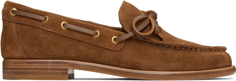 Аксесуари rag & bone Rag & Bone Carter Suede Boat Shoes Коричневий | WFF25PF1001SU1