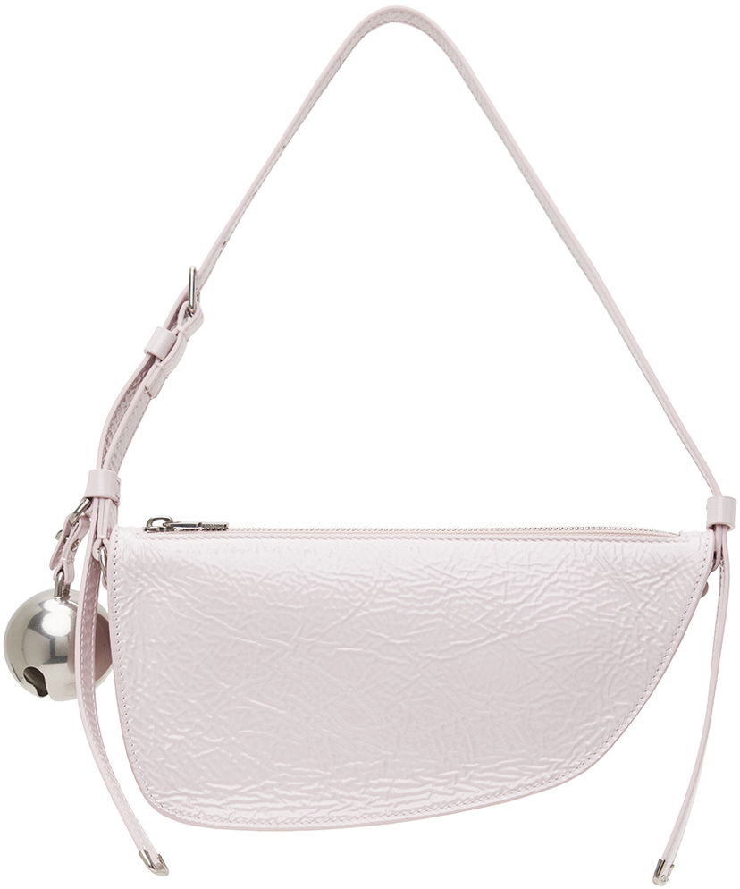 Сумка Burberry Mini Crescent Shoulder Bag Рожевий | 8081655