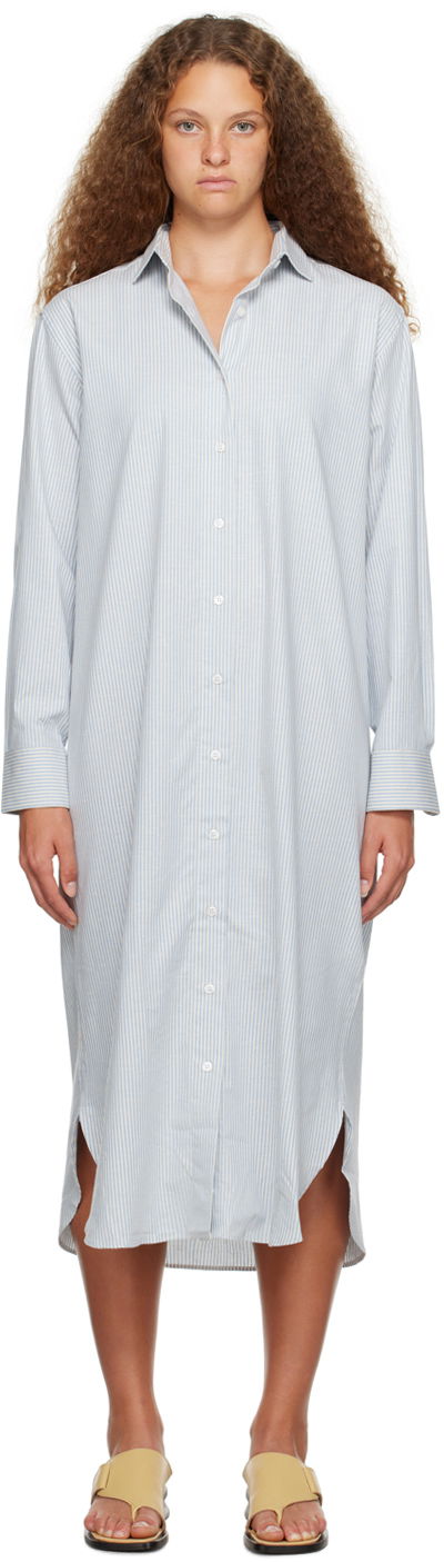 плаття Baserange Ole Midi Shirt Dress Синій | DROL-OC-000