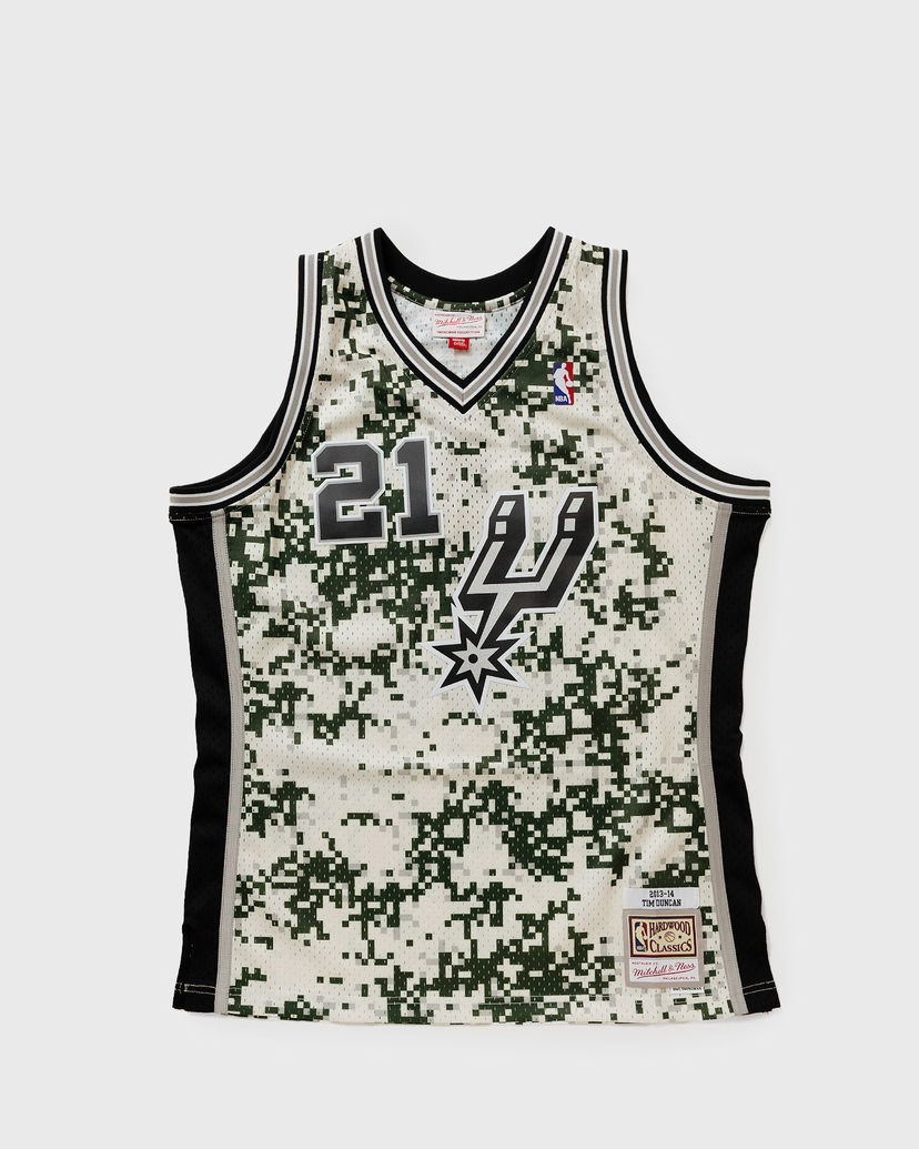 Джерсі Mitchell & Ness NBA Swingman Jersey San Antonio Spurs Alternate 2013-14 Tim Duncan #21 бежевий | SMJY4453-SAS13TDUCAMO