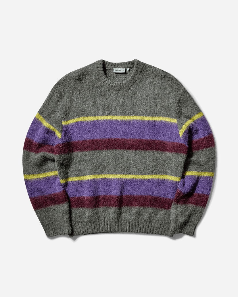 Cветр Carhartt WIP Merton Sweater Sundling Stripe Сірий | I033916 2C7XX