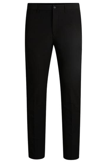 Штани BOSS Slim-Fit Water-Repellent Stretch Trousers чорний | 50534303