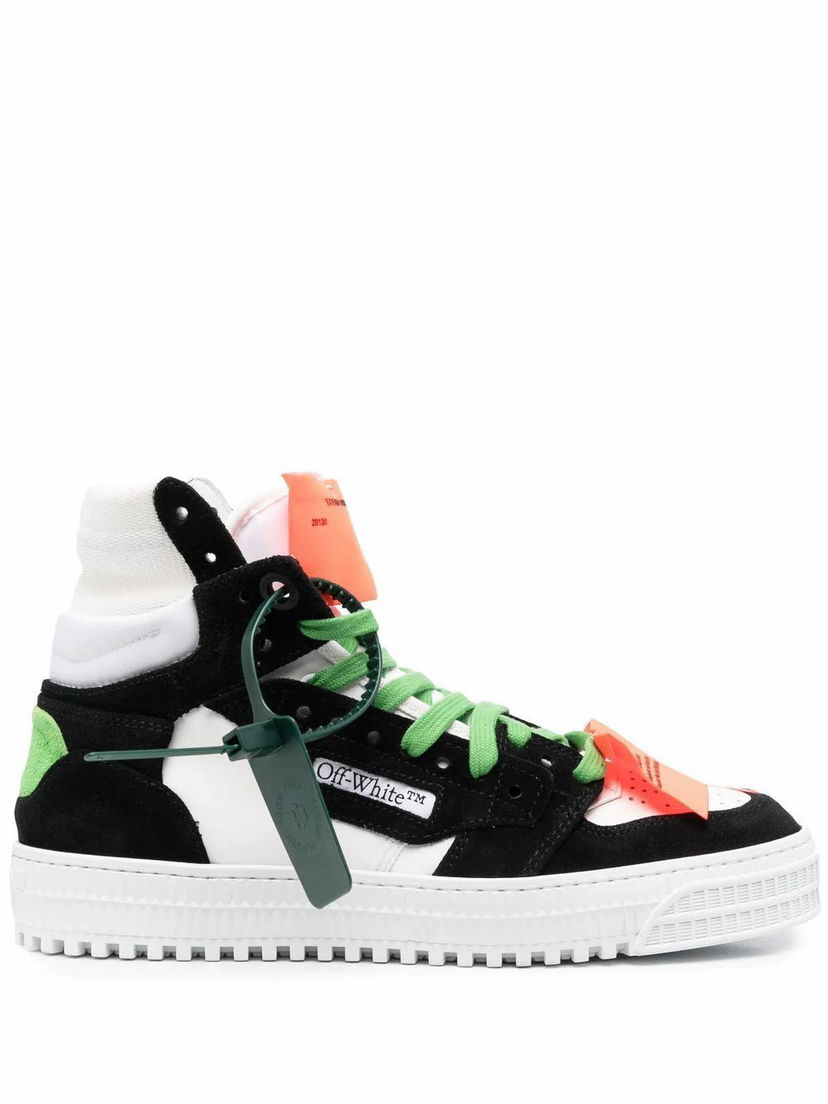Кросівки та взуття Off-White Off Court 3.0 "White & Black" чорний | OMIA065S22LEA0040155
