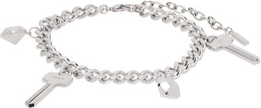 Браслет We11done Charm Chain Bracelet With Keys Металік | WD-AJ3-24-530-U-SV, 0