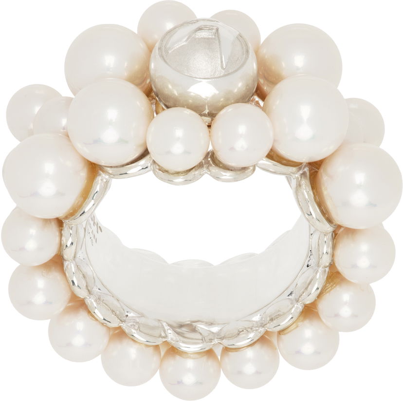 Кільце Ambush AMBUSH Pearl Mix Ring білий | BWOC005F24SIL0017200