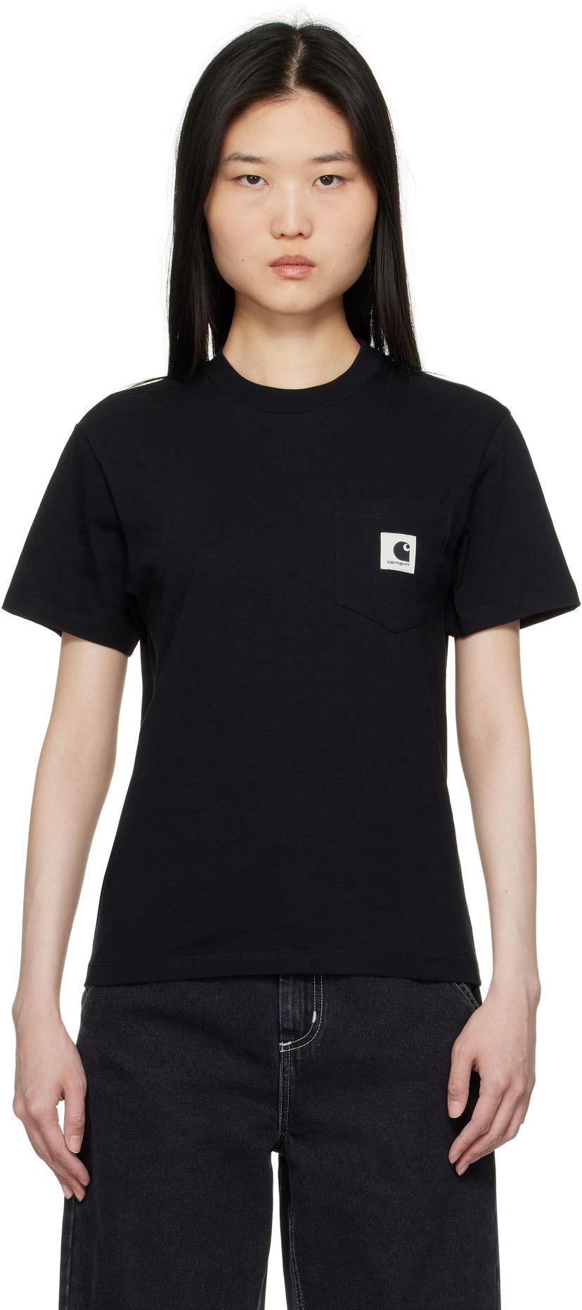 Футболка Carhartt WIP Pocket T-Shirt чорний | I032215 89XX