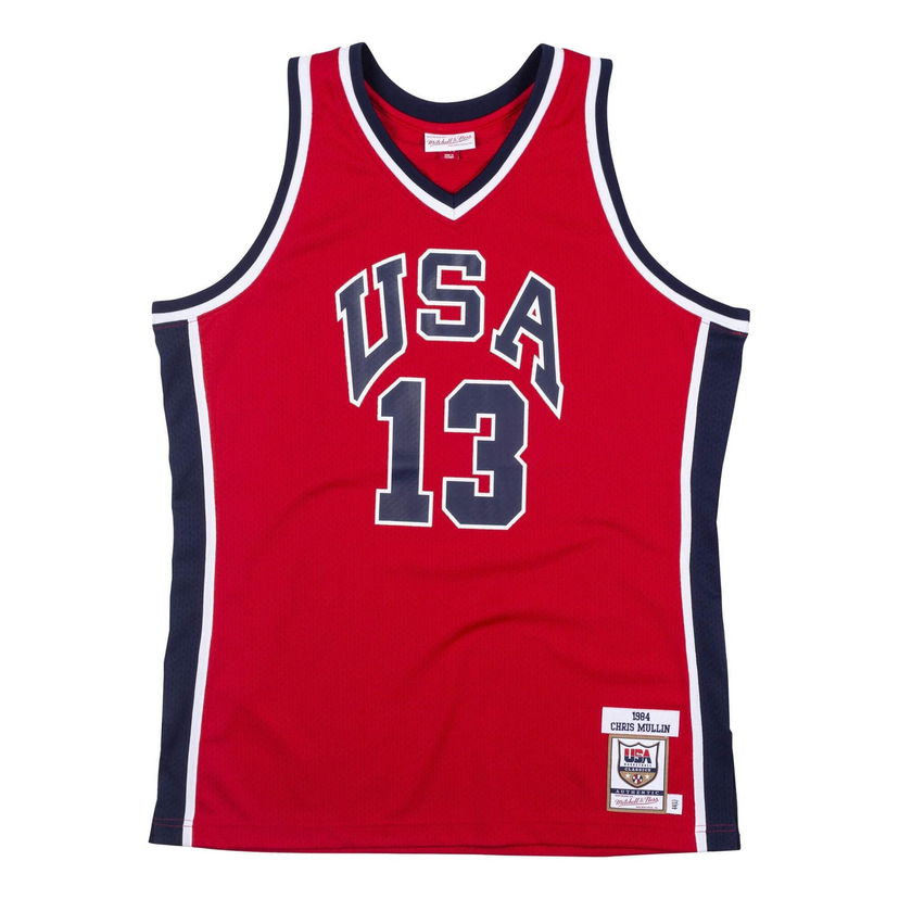 Джерсі Mitchell & Ness Team USA 1984 Chris Mullin Basketball Jersey Червоний | AJY4AC19079-USASCAR84CMU