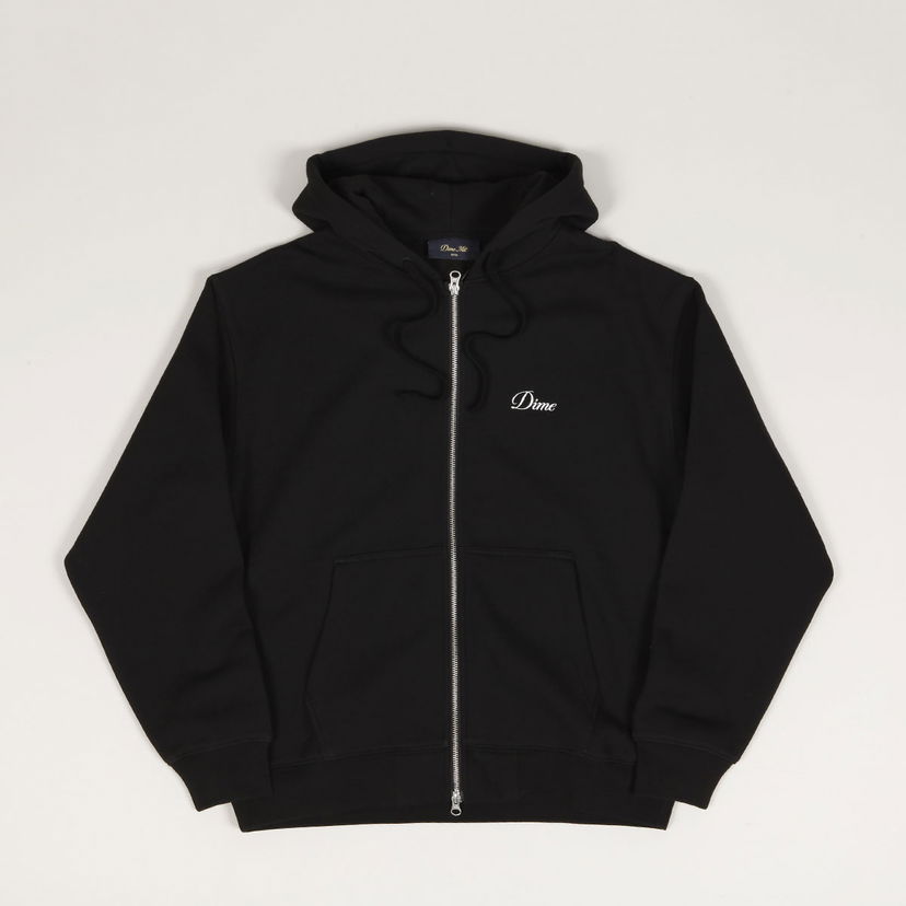 Світшоти Dime Dime Cursive Zip Hoodie чорний | DIME2SP2547BLK