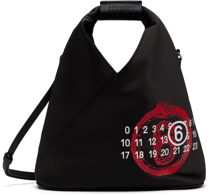 Сумочка Maison Margiela MM6 Maison Margiela 'Year of the Snake' Triangle Crossbody Bag чорний | SB6WD0026 P7364