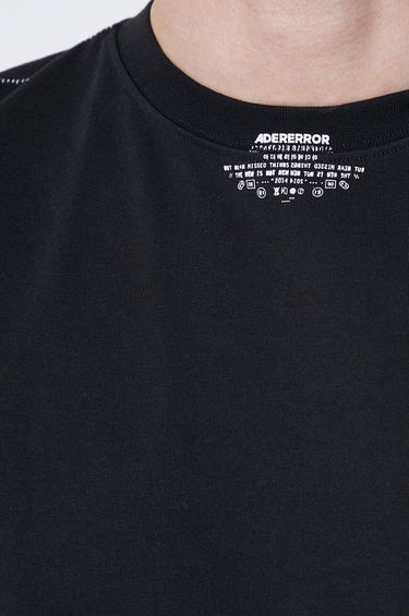 Футболка ADER ERROR Black Oversized T-Shirt With Stitching Detail чорний | BN01SSTS0103, 5