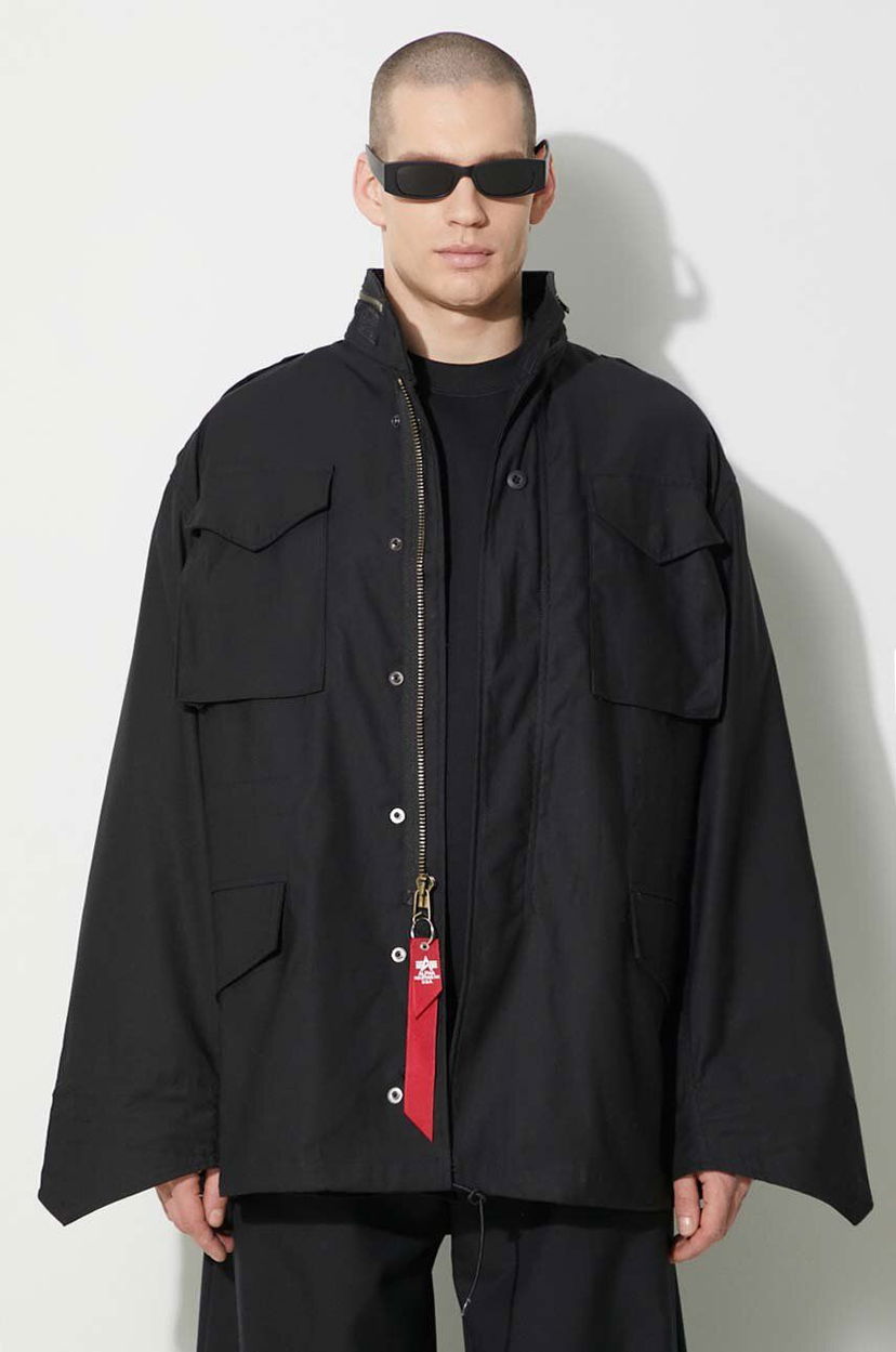 Парка Alpha Industries M-65 Oversize Jacket чорний | 100103