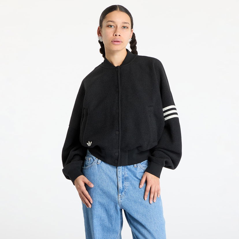 Куртка бомбер adidas Originals Neuclassics Boucle Bomber Jacket чорний | JI8525