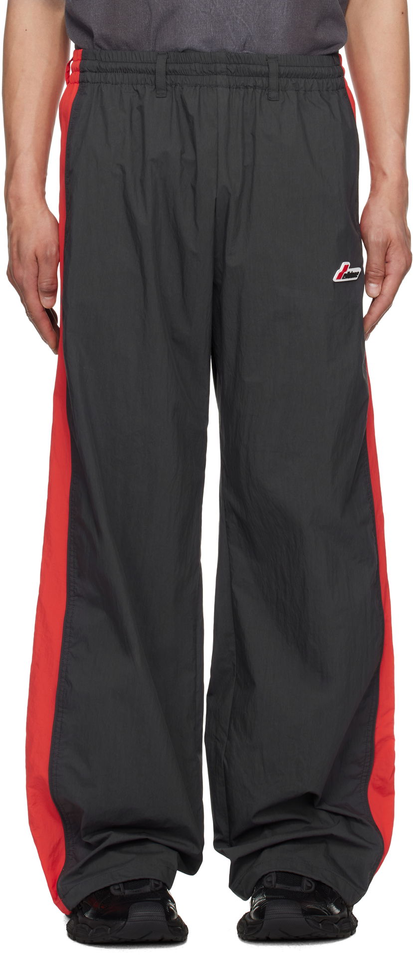 Спортивні штани We11done We11done Selldone Colorblock Trousers чорний | WD-PT1-25-246-U-CH