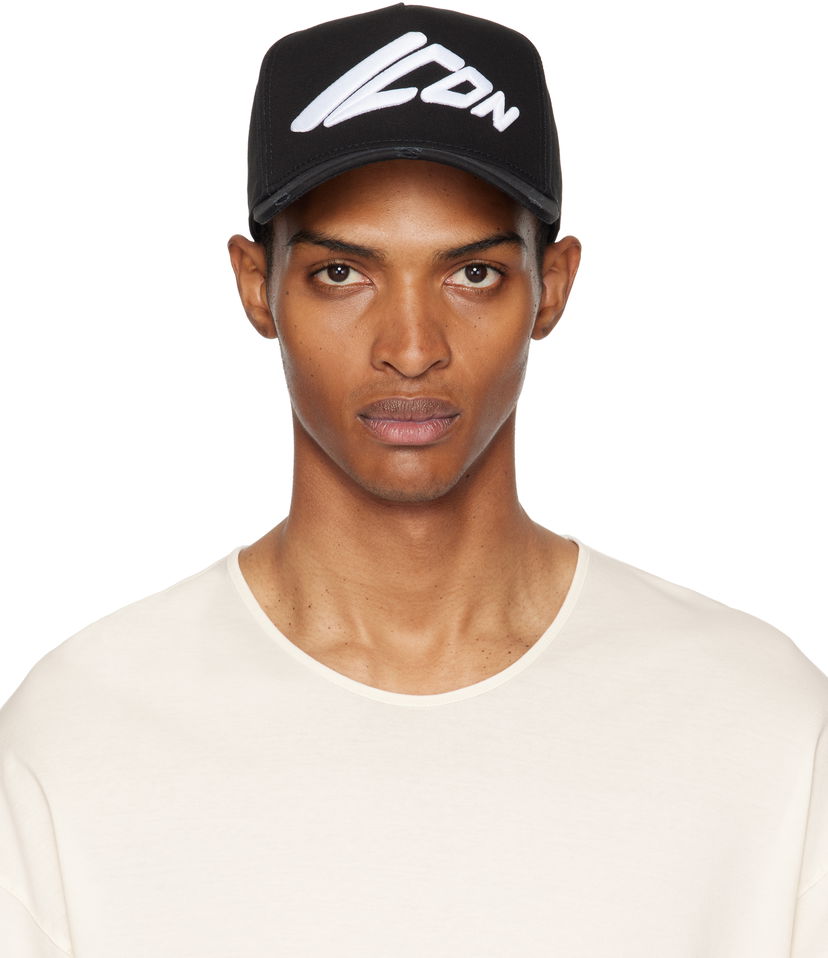 Кепка DSQUARED2 Dsquared2 New Generation Baseball Cap чорний | BCM0939_05C00001