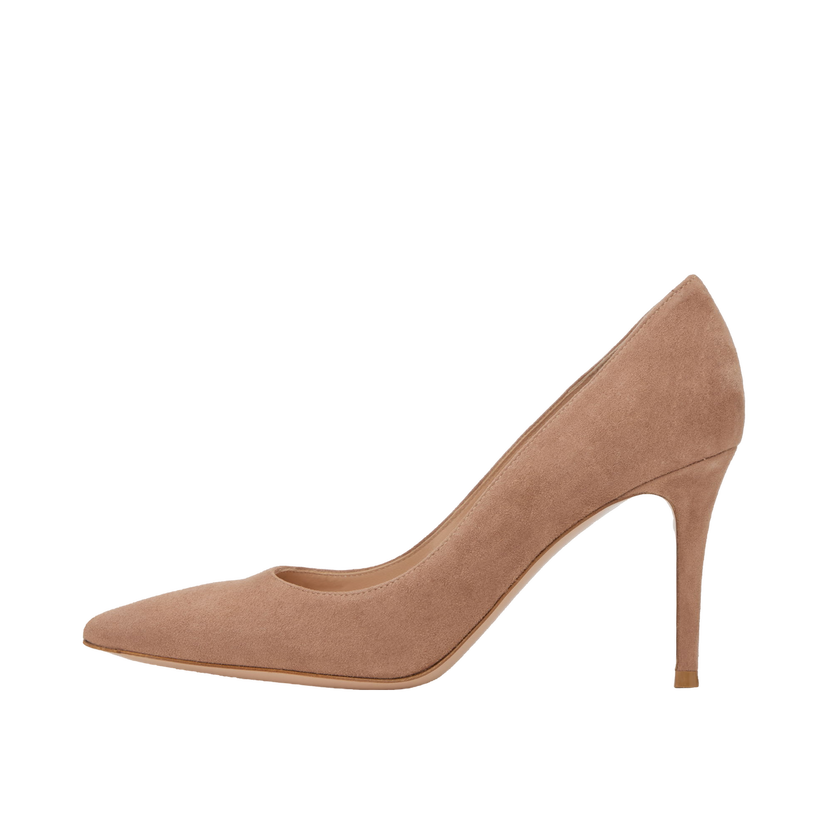 Кросівки та взуття Gianvito Rossi Gianvito 85 Suede Pumps бежевий | G24580-85RIC-CAM