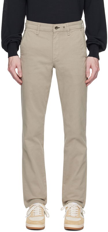 Штани rag & bone Rag & Bone Slim-Fit Trousers бежевий | MBW22S712336ML, 0