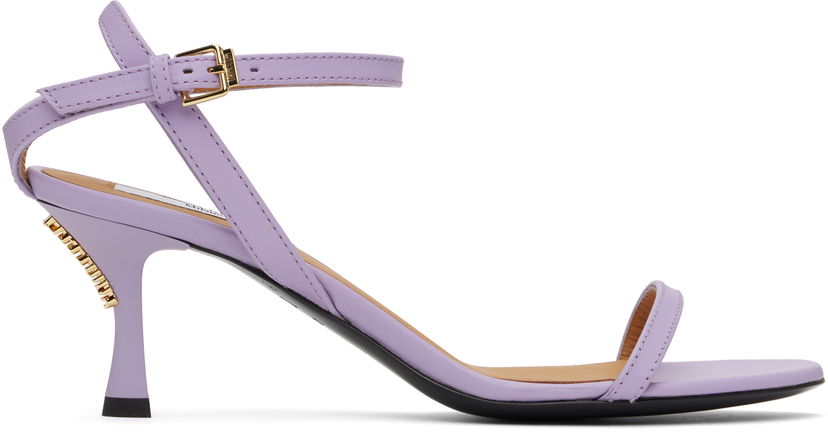 Аксесуари Moschino Moschino Buckled Heeled Sandals Фіолетовий | MA16026C1M MF0 651