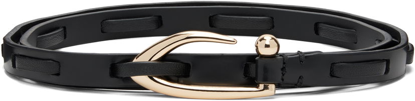 Ремені BY FAR BY FAR Chimera Interlaced Belt чорний | MWTPN001MM054BK001PL