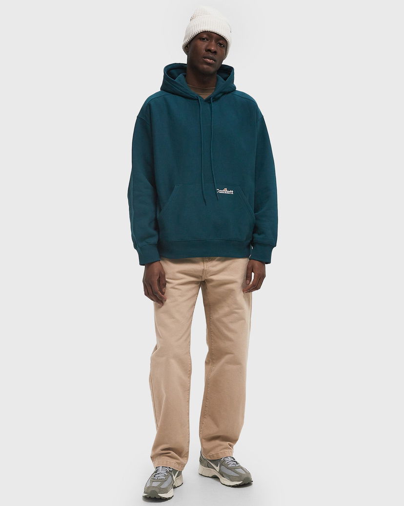 Світшоти Carhartt WIP Carhartt WIP Label Script Hoodie Синій | I034430_2M1_XX