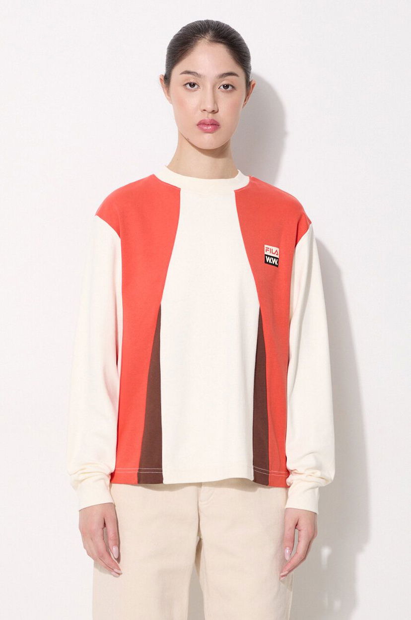 Футболка WOOD WOOD Long Sleeve T-Shirt білий | 688377.B029