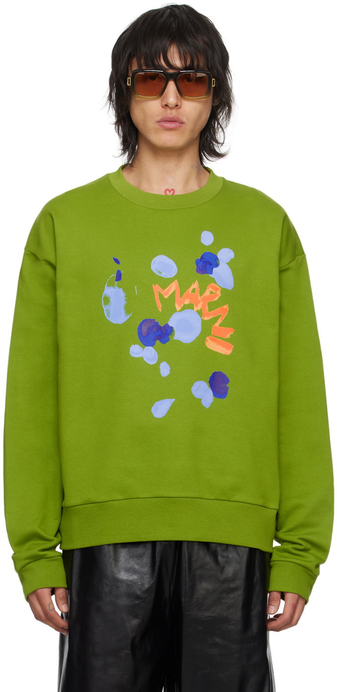 Світшоти Marni Kiwi Sweatshirt Зелений | FUMU0074PE USCW17
