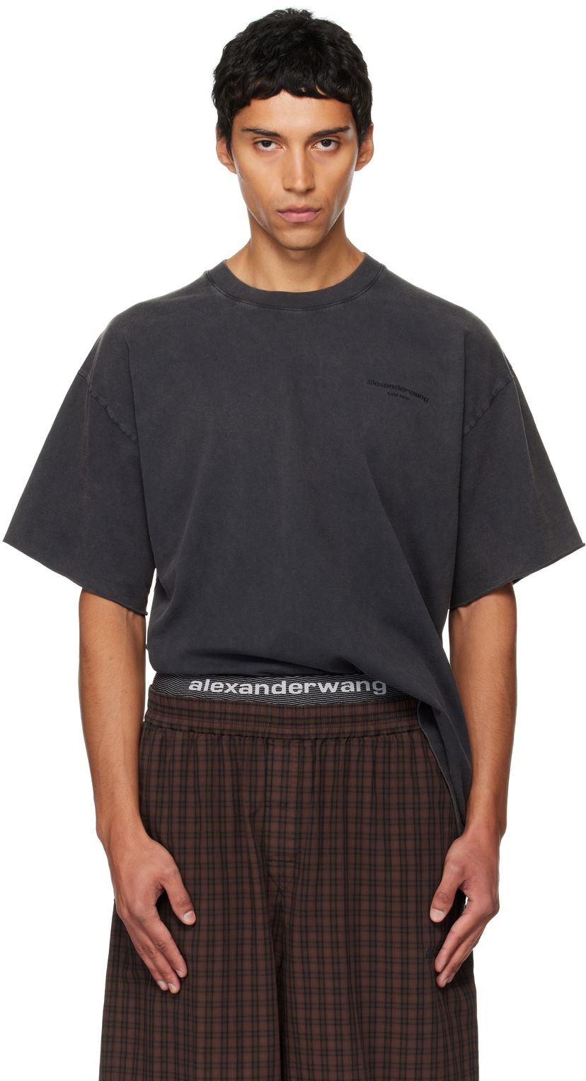 Футболка Alexander Wang Alexander Wang Short Sleeve T-Shirt чорний | 6CC3251101