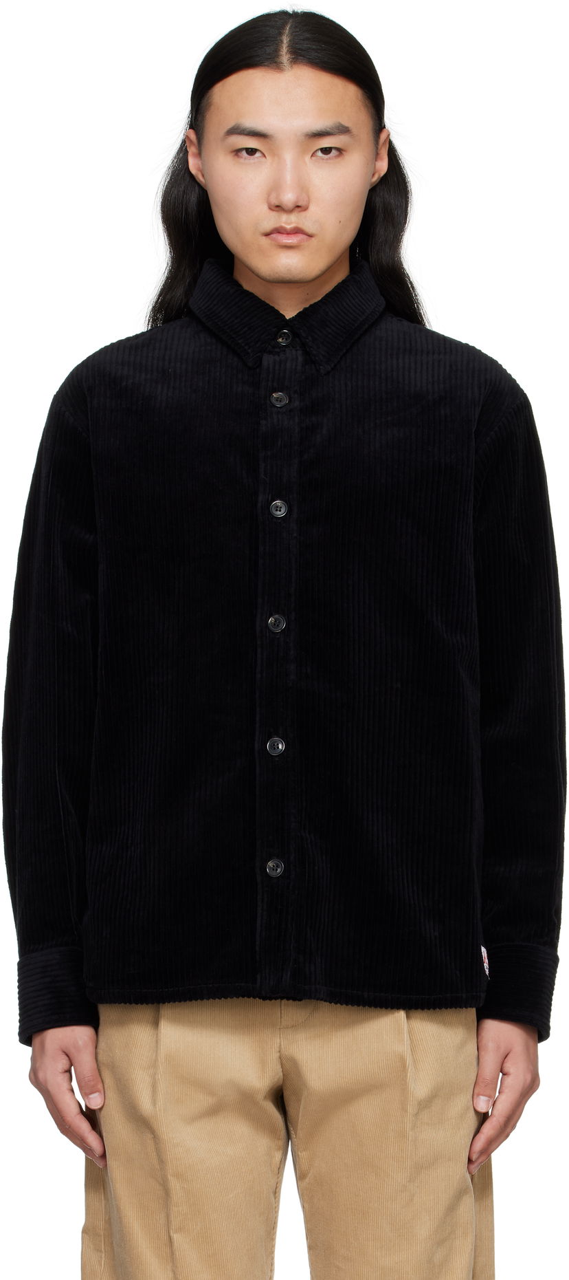 Сорочка A.P.C. A.P.C. Boris Corduroy Overshirt чорний | COHDW-H02811