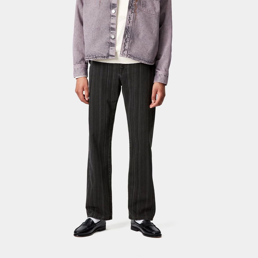 Штани Carhartt WIP Carhartt WIP Rylan Stripe Pants чорний | I035581_4