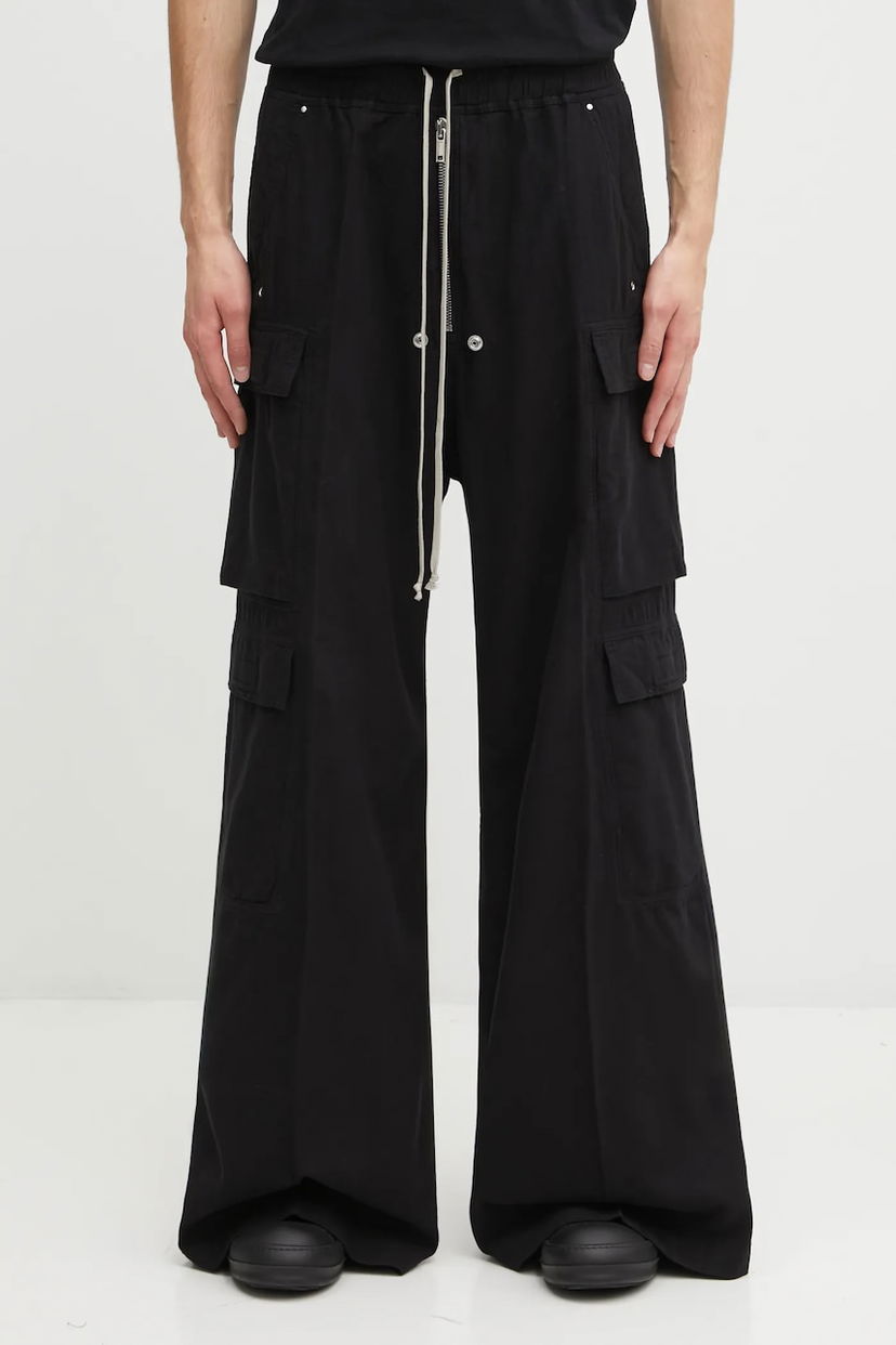 Штани карго Rick Owens Rick Owens DRKSHDW Double Cargo Jumbo Belas Cargo Pants чорний | DU02E7398.CFL