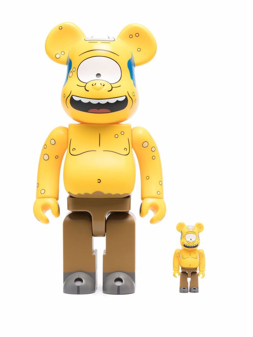 Колекційний Medicom Toy The Simpsons Cyclops 100% and 400% figures - Yellow Жовтий | 14SIMPSONS17855336