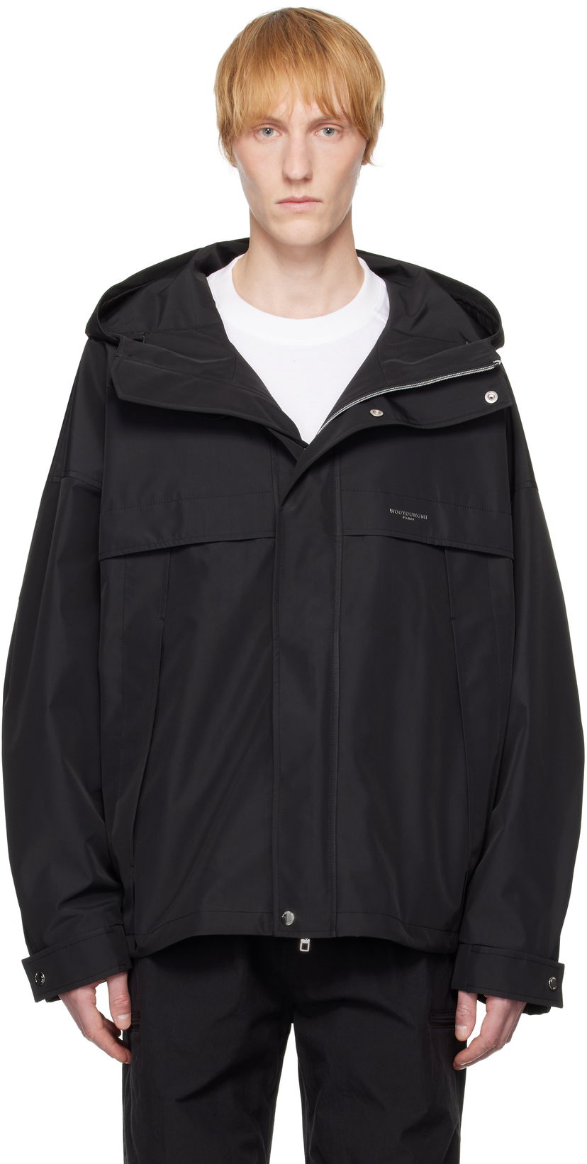 Вітровка WOOYOUNGMI WOOYOUNGMI Hooded Jacket чорний | W251JP11