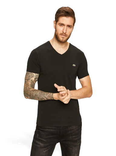 Футболка Lacoste T-shirt чорний | TH2036