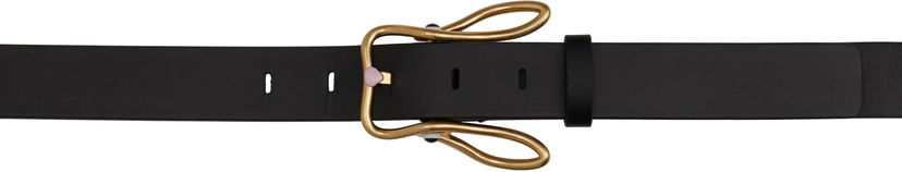 Ремені Bottega Veneta Bottega Veneta Rabbit Buckle Belt чорний | 826201 VALKO