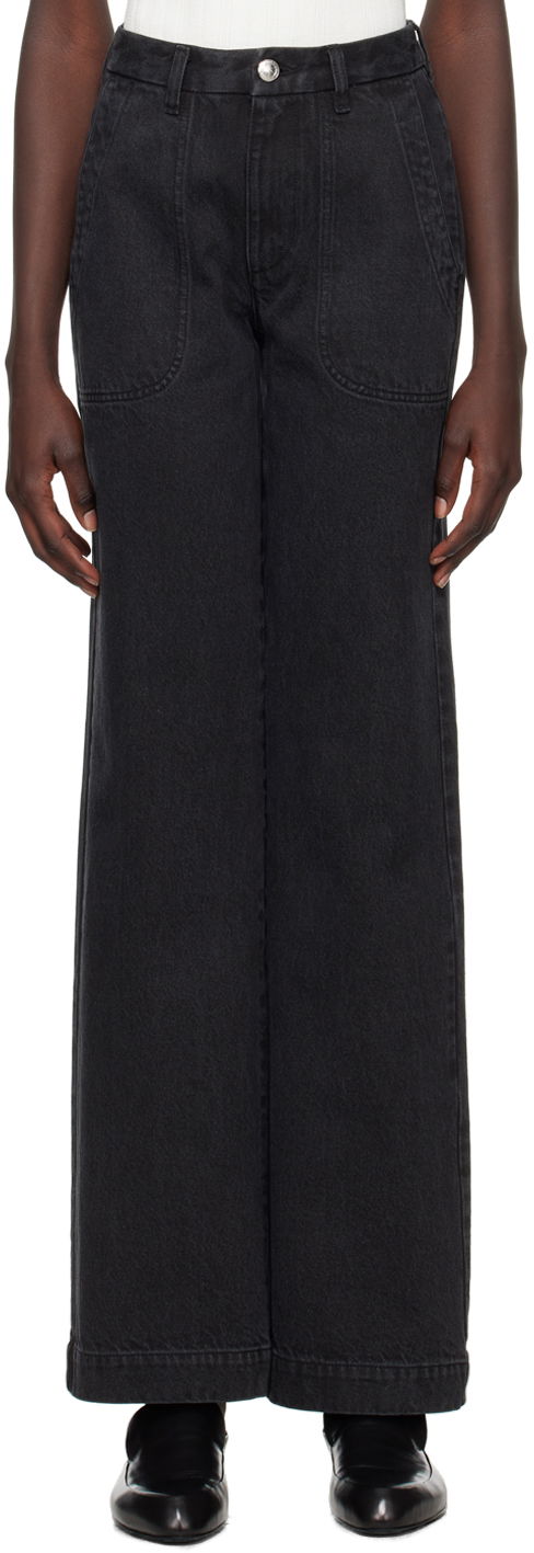 Джинси A.P.C. Wide Leg Jeans чорний | COGEX-F09085