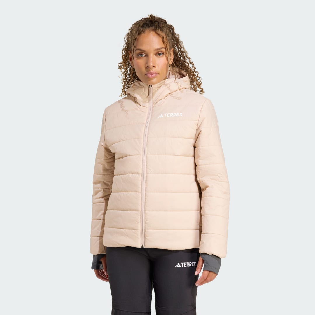 Куртка adidas Performance Terrex Multi Essentials CLIMAWARM Insulated Hooded Jacket бежевий | KB2168, 0