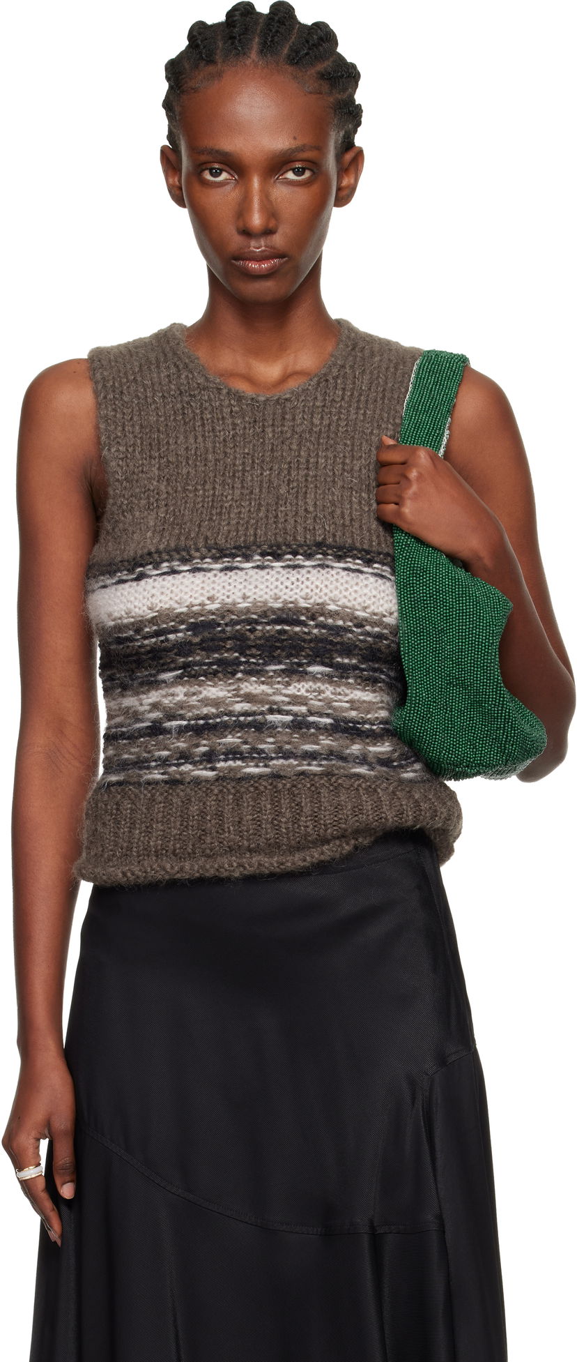 Жилет OUR LEGACY Pleaser Striped Knitted Vest Різнокольоровий | W4253PB