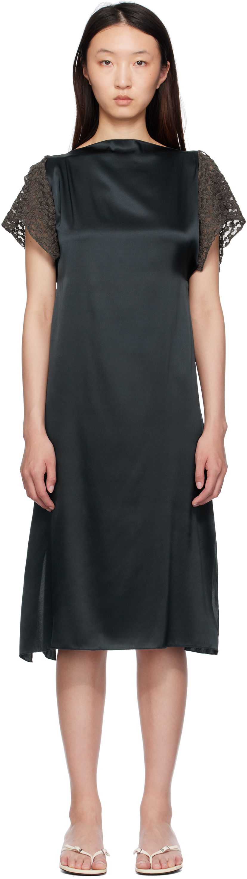 плаття Baserange Baserange Olin Midi Dress Зелений | DROL-SS-SU25