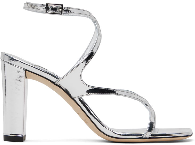 Аксесуари Jimmy Choo Jimmy Choo Azie 85 Heeled Sandals Металік | AZIE 85 QUI