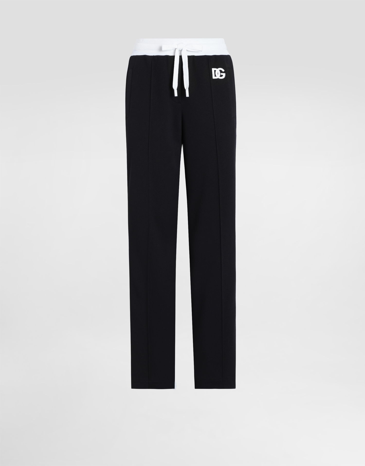 Спортивні штани Dolce & Gabbana Dolce & Gabbana Triacetate Jogging Pants with DG Logo чорний | FTC94ZGDCX8N0000, 0