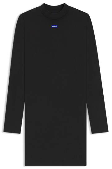 плаття BOSS Stretch Cotton Bodycon Dress чорний | 50545016