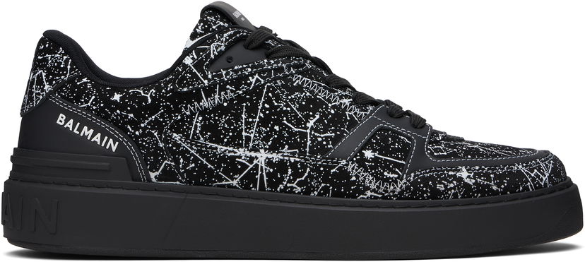 Кросівки та взуття Balmain Balmain B-Court Galaxy Print чорний | EM0VI372LSVG