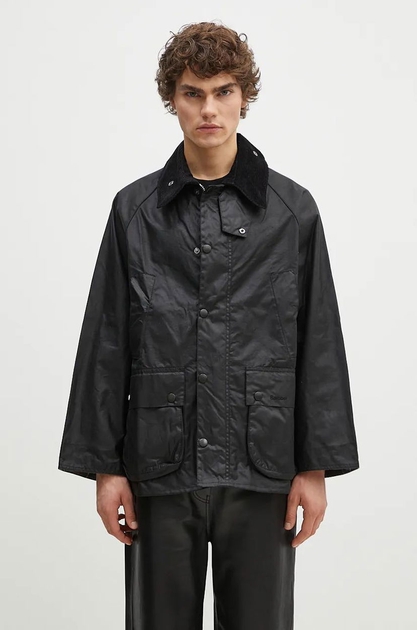 Дощовик Barbour OS Bedale Wax Jacket чорний | MWX1679