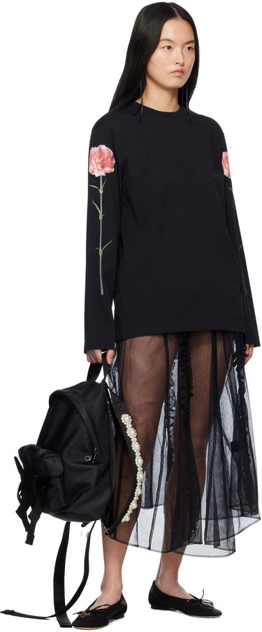 Рюкзак Simone Rocha Simone Rocha Beaded Utility Bow Backpack чорний | BAG179TB 0761, 3
