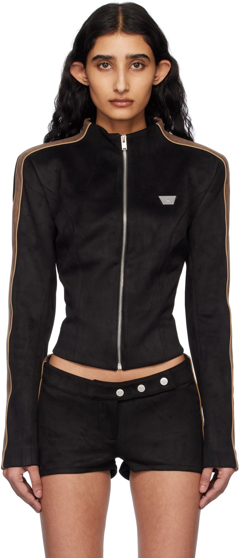 Куртка MISBHV MISBHV Faux Suede Moto Jacket чорний | 250W403