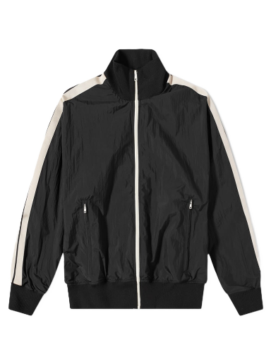 Куртка бомбер Palm Angels Curved Logo Track Jacket чорний | PMBD030C99FAB0011001