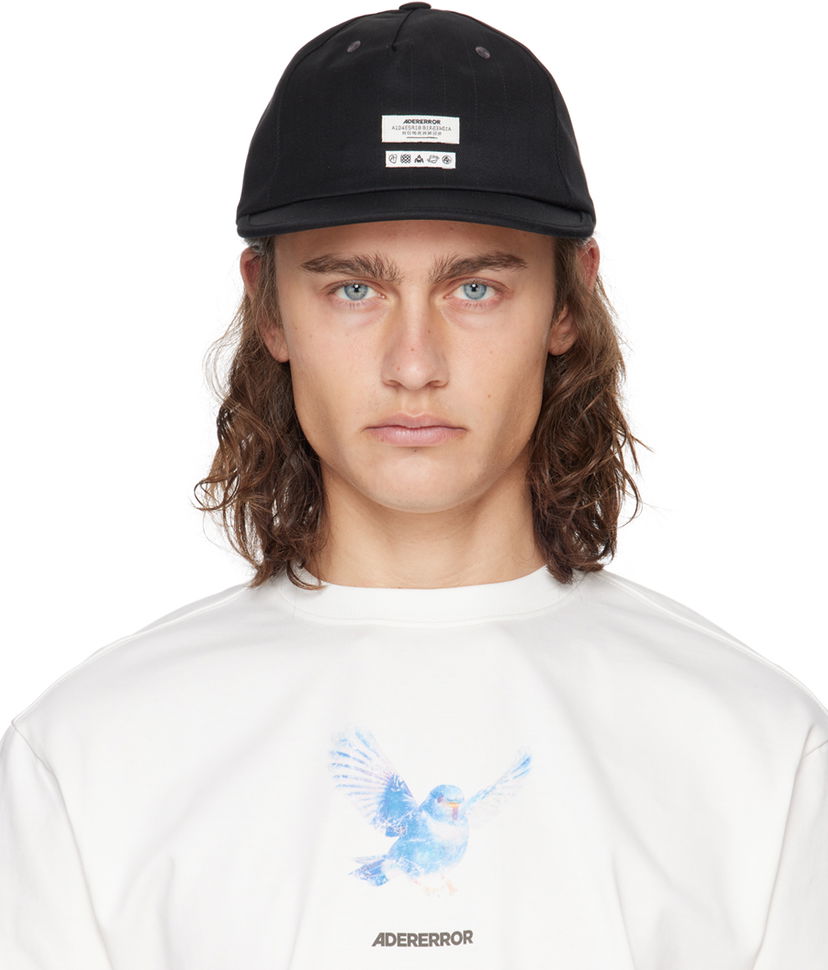 Кепка ADER ERROR Six-Panel Cap чорний | BN01SSHW0206BK