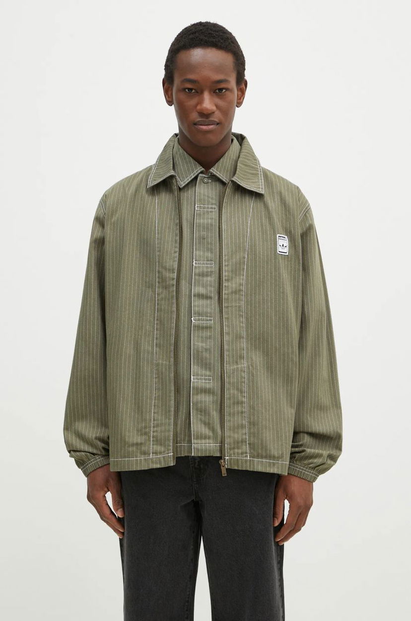 Вітровка adidas Originals Wabash Nylon Coach Jacket Зелений | JP4484